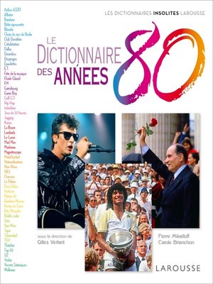 cover image of Le Dictionnaire des années 80
